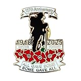 2pcs best badge 2025 Poppy Pin Badges Brooch Remembrance Day Decorations Veterans Memorial WW1 All Gave Some Some Gave All
