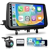 4 Core+64G Android 13 Car Radio for Vauxhall/Opel Meriva 2010 2011 2012 2013 2014, Podofo 9 inch Touch Screen Car Stereo with Canbus/DSP/Wireless Carplay/Android Auto/Bluetooth/26UIs/SWC/Backup Camera