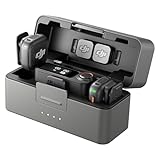 DJI Mic 3 (2 TX + 1 RX + Charging Case), Wireless Microphone for iPhone/Camera/Android, Ultralight, Adaptive Gain Control for Balanced Volume, Dual Band Anti-Interference, 28hrs Use, Vlog