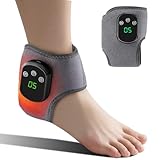 Rppiup Foot Massager, 3-in-1 Electric Foot Massagers for Pain and Circulation, 3 Mode Cordless Ankle Massager with 5 Heat Settings, Circulation Booster for Feet and Legs, Foot Warmer for Pain Relief