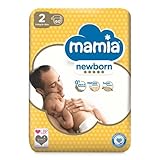 Nappies Size 2 Mamia Jumbo Pack 60 + Free Baby Wipes