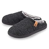 DUNLOP Mens Finlay Mule Slippers MTO - Black - UK 8