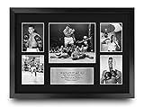 HWC Trading FR A3 Muhammad Ali Gifts Printed Signed Autograph Picture for Boxer Memorabilia Fans - A3 Framed