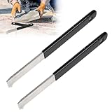 2PCS Paving Slab Puller, Paving Brick Puller with Micro-Toothed, Heavy Duty Paving Puller Lifter Tool, Paver Extraction Tool, for Garden Lawn Yard Patio Replace Paver Blocks