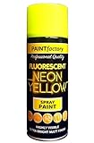400ml All Purpose Neon Yellow 1754PR Spray Can Household Car Van Bike Aerosol Paint (1 Pack)