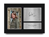 HWC Trading Lucy Pargeter Emmerdale Chas Dingle Gifts Printed Signed Autograph Picture for TV Show Fans - A4