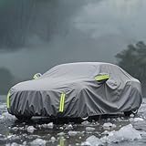 Outdoor car cover winter for Toyota Starlet 1996-1999 Car Hail Protection Cover, Strong Shield Against Hail, Snow & Wind, Waterproof & Durable, Fits Sedans & SUVs