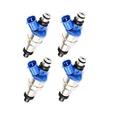 Fuel injectors 4pcs Car Fuel Injectors 195500-1970 for Maz-da MX-6 Miata MX-3 1.6L 1.8L 2.2L V6 I4 1990-1995 Nozzle