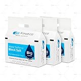 Kinetico Block Salt for Water Softeners - Genuine Kinetico Product - Delivers Superior Performance - 3 packs with 6 salt blocks in total