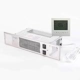 Bidex Diamond 1.9kw Stainless Steel Electric Kitchen Plinth Heater with Programable Timer & Room Thermostat