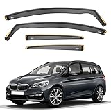 ISPEED Wind Deflectors for BMW 2 SERIES GRAN TOURER MK1 2014-2021 5 Door SUV 4pc Set - Keep Your Car Ventilated In Rain - Reduce Wind Turbulence - Tinted In-Channel Type