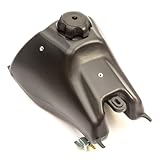 Replacement Black Fuel Petrol Tank Compatible Replacement With CRF70 Frame Pitbike Motorcross Pit Dirt Bike CRF 70 Cap Tap