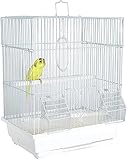 WUNDAPETS Portable Small Bird Travel Cage - Perfect for Budgies, Canaries, and Finches