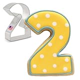 Number Two / #2 Cookie Cutter 8.3 cm, Made by Ann Clark