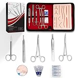 Complete Suture Practice Kit – Silicone Training Pad with Instruments and Carry Case