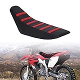 BIUGERCN Motorcycle Seat Cover Universal Dirt Bike Seat Cushion for CR50 CR80 CR125 CR250 CRF125 CRF250 CRF450 50cc-450cc Motocross Pit bike Enduro Red