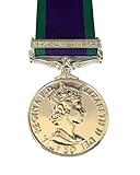 General Service Medal with NI clasp full size medal with 6" ribbon