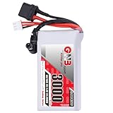 STASRC GAONENG GNB 3000mAh 2S 7.4V 5C Lipo Battery for Fatshark Glasses Dominator Skyzone FPV Goggles RC Drones