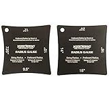MusicNomad Precision Fretboard and String Radius Gauge Tool - 2 pc. Set (MN603)