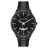 French Connection Men's Analogue Quartz Watch with Stainless Steel Strap FC143BBM