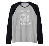 I'm Not Old I'm Classic TV Set Television Cathode-Ray Tube Raglan Baseball Tee