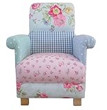Adult Chair Armchair Laura Ashley Patchwork Fabric