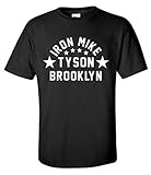 foolsgoldtshirts Iron Mike Tyson Brooklyn Boxing Inspired Gym Training Mens Black T-Shirt (Medium)