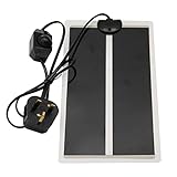 Lucky Farm 7W Reptile Vivarium Heat Mats Pets Heating Pad for for Turtle,Snakes,Lizard,Gecko Plants Seeding Heat Pads Adjustable Amphibian Tank Warmer,UK Plug (7W 14x28 cm)