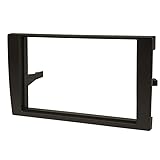 Sound way - Double DIN Car Radio Frame Installation, 2 DIN Front Panel Frame Stereo compatible with Audi A4 (B6) 2000-2006 / A4 (B7) 2004-2009 / Seat Exeo 2009-2013