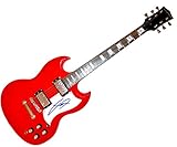 Eminem Autographed Signed Red Guitar AFTAL UACC RD COA