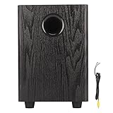 Passive Subwoofer, 150W High Power Passive Subwoofer, Home Audio Subwoofers, with 40mm Machine Base, for Home Theater Stereo System, 6.5 Inch, Black
