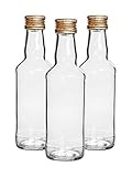 DIAH DO IT AT HOME GLASS bottles 20 x 200ml (20cl) 20 bottles + 20 Screw Caps (20)