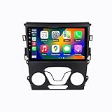 9'' Double Din sat nav car screen Android 15 car radio for Ford Mondeo 2012 2013 2014 with GPS BT FM radio rear view camera cooling fan Mirror Link Multimedia-Player(2+32G)