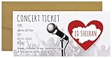 CJ&M Concert/Festival Scratch Card | Surprise Music Ticket | Personalisable - Concert, Festival, Gig | Birthday, Christmas