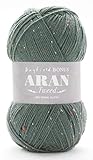 Sirdar Hayfield Bonus Aran Tweed, Evergreen (711), 400g