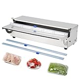 Film Wrapping Machine Film Wrapper 18inch/450mm Manual Cling Film Packaging Machine for Packing Food Fruit in Supermarket