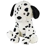 15” Plush Puppy Soft Dalmatian Dog Cuddly Toy Seated Stuffed Pet Animal Teddy
