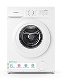 COMFEE' Freestanding Washing Machine,6KG Load,Heat Wash 90℃,Quick Wash,15 Washing Programs,White-CFE10EW60/W