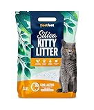 Natural Silica Cat Litter Crystals Cat Kitten Litter 3.8L | Pure Gel Crystal | Ultra Absorbent | Effective Odour Control | No Dust | Ultra Hygienic | Biodegradable