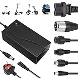 OYFGQDI 42V 2A Electric Scooter Charger 6 in 1 Hoverboard Charger Compatible with Balance Scooter, Hoverboard UK 3 Pin Electric Bike Chargers for 36V Li-ion Batteries