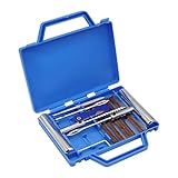 JNNJ 12 Pieces Tyre Repair Kit, Heavy Duty Tyre Repair Kit, Car Breakdown Set, Portable Tyre Puncture Repair Tools for Cars, Off-Road Vehicles, Motorcycles, Electric Vehicles, Bicycles and More