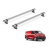 Van Guard Trade Roof Rack for Vauxhall Vivaro (2019+) 2 Steel Roof Bars [Only Suitable for Models with Twin Rear Doors] - UltiBar Trade - SB333-2