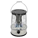 Kerosene Heater Gas Camping Paraffin Heaters For Home Indoor Portable Heating Stove Oil 360° Surround Burner W/6L Fuel Tank Ice Fishing W/Frame With Handle Outdoor Patio Deck