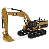 Diecast Masters 85694 Caterpillar Chain Excavator 385C, Detailed CAT Construction Vehicle in Display Window Box, Scale 1:64, Approx. 22 x 7 x 10.1 cm, Suitable for Collectors and as a Gift