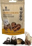 SIPW 100% Healthy Chicken & Liver Natural Eats Delicious Meat Rich Treats for Ferrets (Ferret Treats)