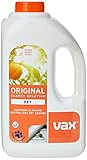 Vax Original Pet 1.5L Carpet Cleaner Solution, Stain Remover Shampoo, Citrus Burst Scent, Neutralises Pet Odours, 1-9-142054, White