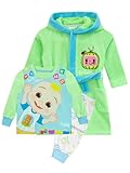 CoComelon Dressing Gown and Pyjamas Set | JJ Pyjamas for Boys | Boys Fleece Dressing Gown | Multicolour | 12-18 Months