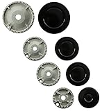 SPARES2GO (Non Universal) Oven Cooker Hob Gas Burner Crown & Flame Cap Kit for Cannon (Small, 2 Medium & Large, 55mm - 100mm)