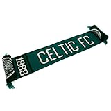 Celtic F.C. Unisex Celtic NR Scarf Multi Colour One Size, Multi-Colour