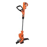 BLACK+DECKER Electric Strimmer with Automatic Single Line Feed, 55W, 240V, Cutting Width 30cm,BESTA530-GB